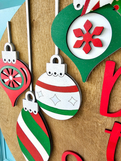 Deck the Halls Ornament Door Hanger-wholesale