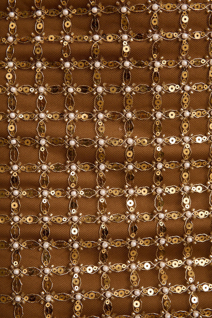 Del Sol Golden Bronze Mini Skirt
