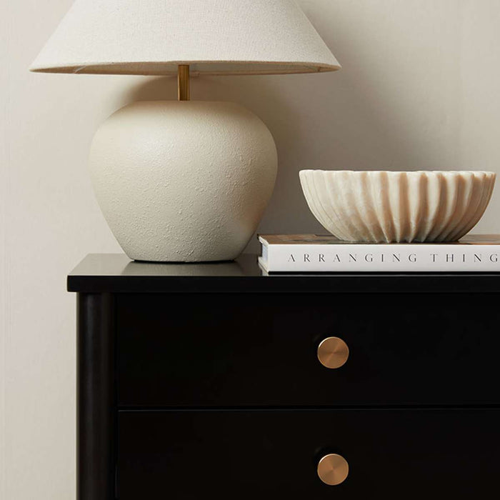 Delaney Bedside Table - Black