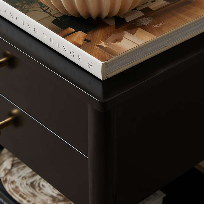 Delaney Bedside Table - Black