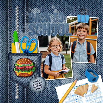 Denim and Diamonds are always the perfect accessory to your everyday digital scrapbooking pages! These digital scrapbooking alphabet letters, numbers, and punctuation by Lucky Girl Creative digital art are great for creating one-of-a-kind page titles for kids, teens, boys, men, work, western, glitz, glam, sports, school fashion, and more. The Denim & Diamonds Alpha Set is included in the Denim & Diamonds Bundle.
