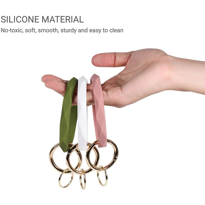 Diamond Silicone Keychain