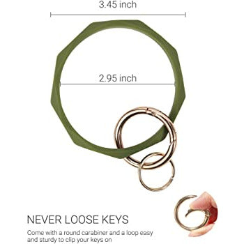Diamond Silicone Keychain