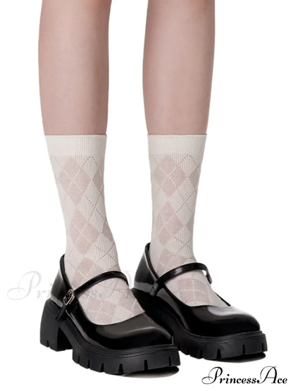 Diamonds Mid Graceful Calf Socks