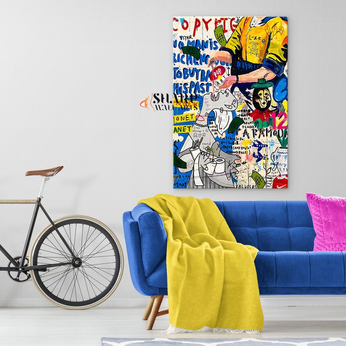 Diary About Pop Art Canvas