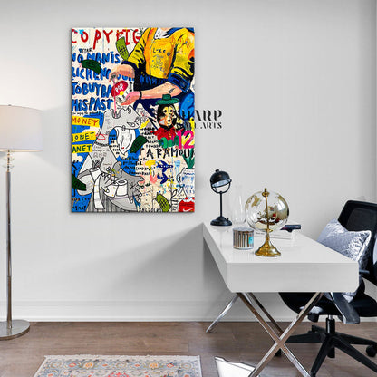Diary About Pop Art Canvas