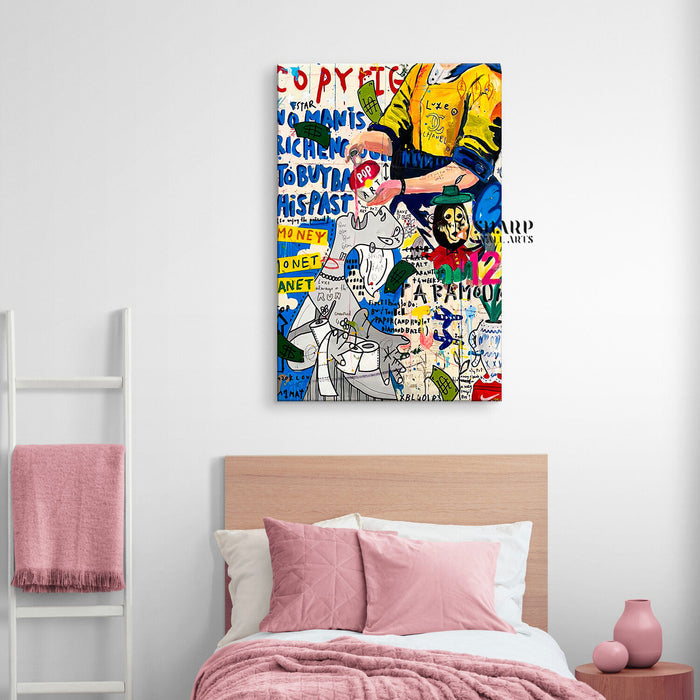 Diary About Pop Art Canvas
