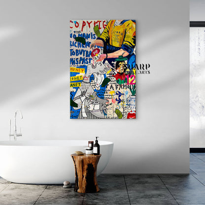 Diary About Pop Art Canvas