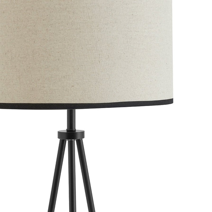 Dione Contrast Trim Tripod Floor Lamp - DUSK