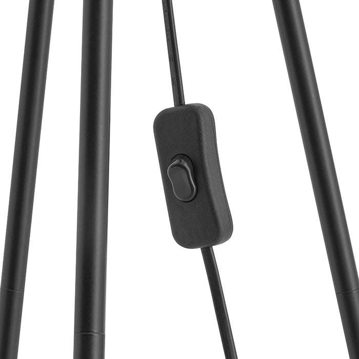 Dione Contrast Trim Tripod Floor Lamp - DUSK