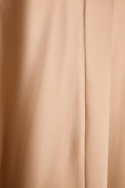 Dolce Champagne Satin Maxi Dress