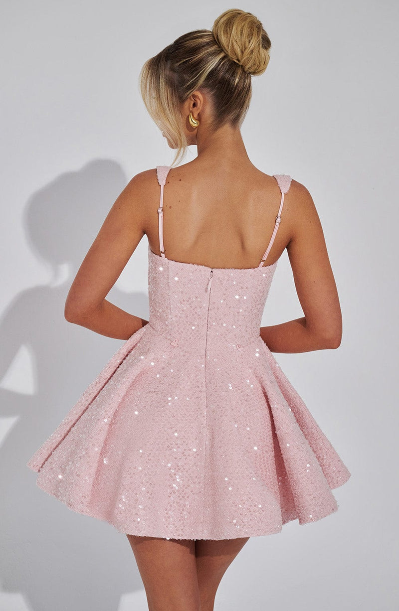 Dorothy Mini Dress - Blush Dress Babyboo Fashion Premium Exclusive Design