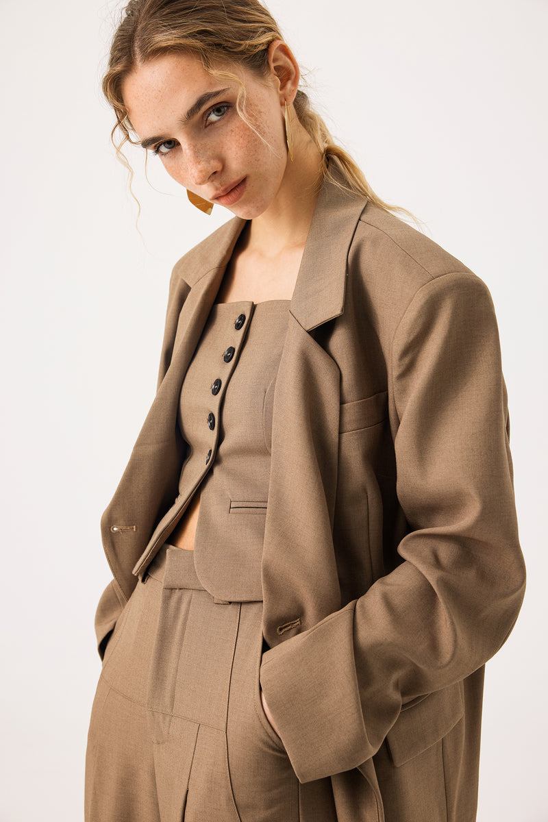 Double breasted blazer