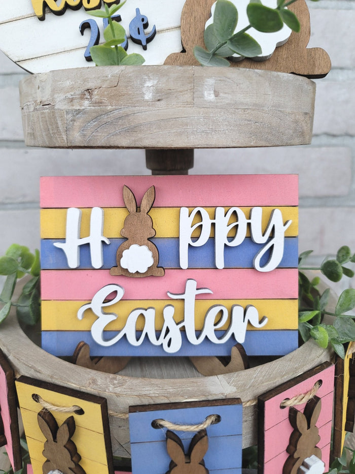Easter Hop Tiered Tray Set- wholesale