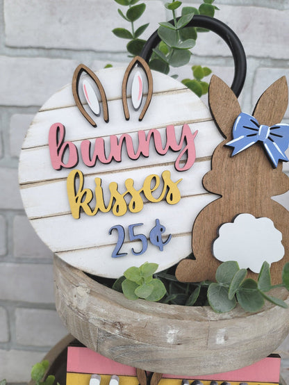 Easter Hop Tiered Tray Set