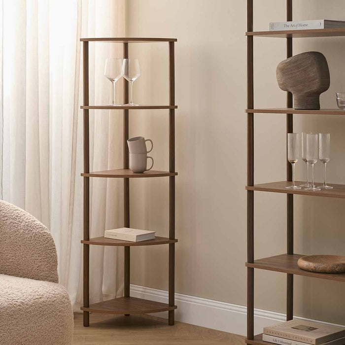 Eden Corner Shelf - Walnut