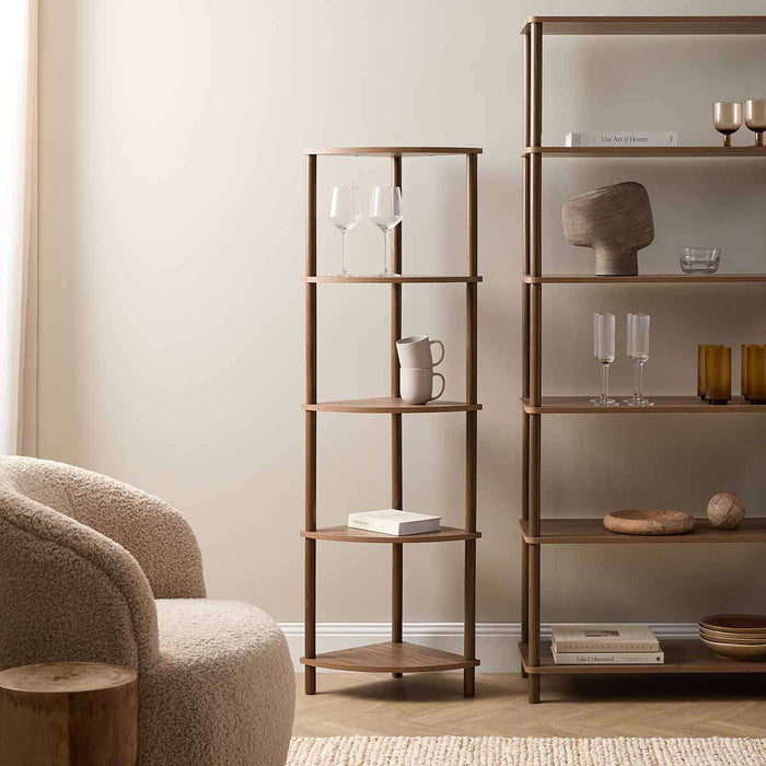 Eden Corner Shelf - Walnut
