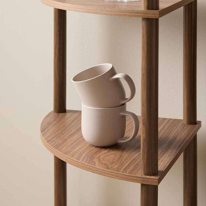 Eden Corner Shelf - Walnut
