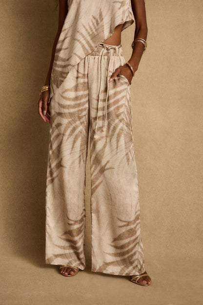Eden Palm Print Pant