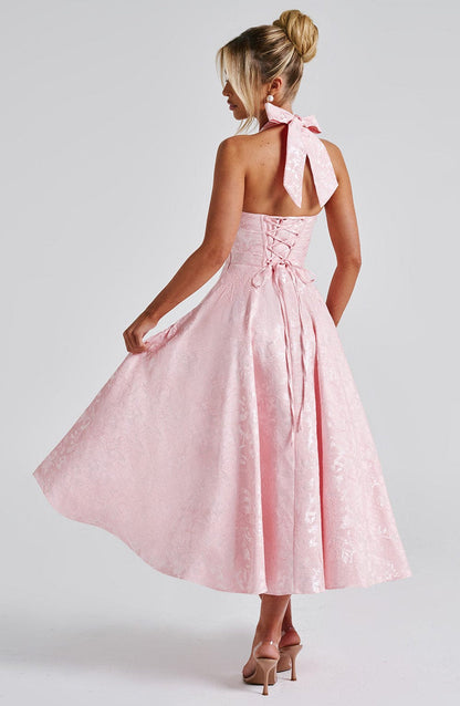 Effie Midi Dress - Blush Dress Babyboo Fashion Premium Exclusive Design