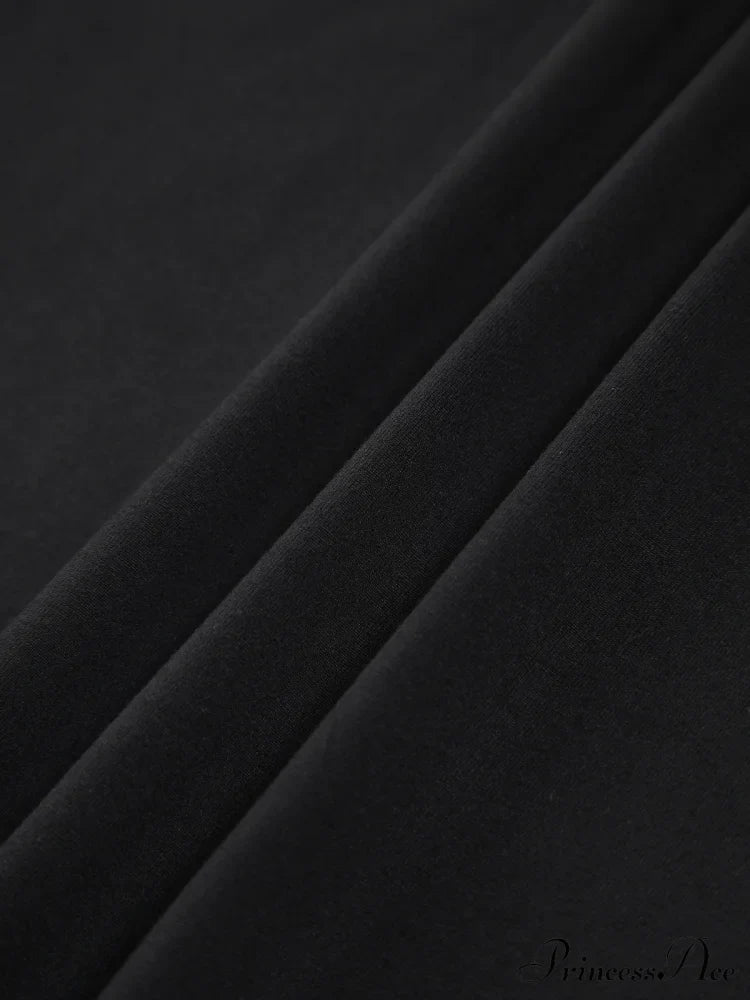 Effortless Plunge Graceful Skater Short Dress Dresses