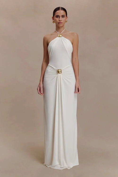 Elena Halter Maxi Dress