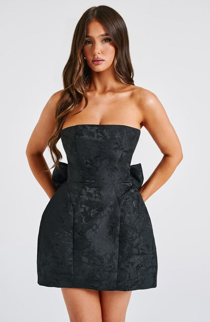 Elenora Mini Dress - Black Dress Babyboo Fashion Premium Exclusive Design