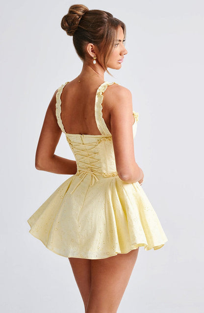Elva Playsuit - Lemon Playsuit Babyboo Fashion Premium Exclusive Design