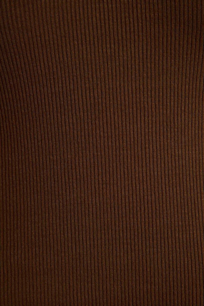 Emily Mocha Halter Top