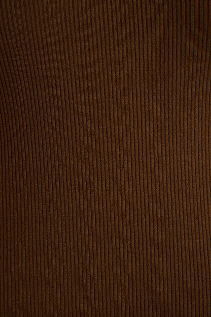 Emily Mocha Halter Top