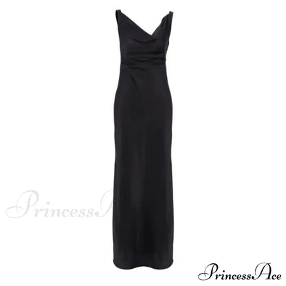 Enela Satin Stylish Maxi Dress