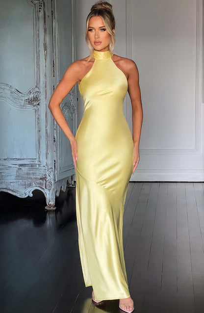 Etta Maxi Dress - Lemon Dress Babyboo Fashion Premium Exclusive Design