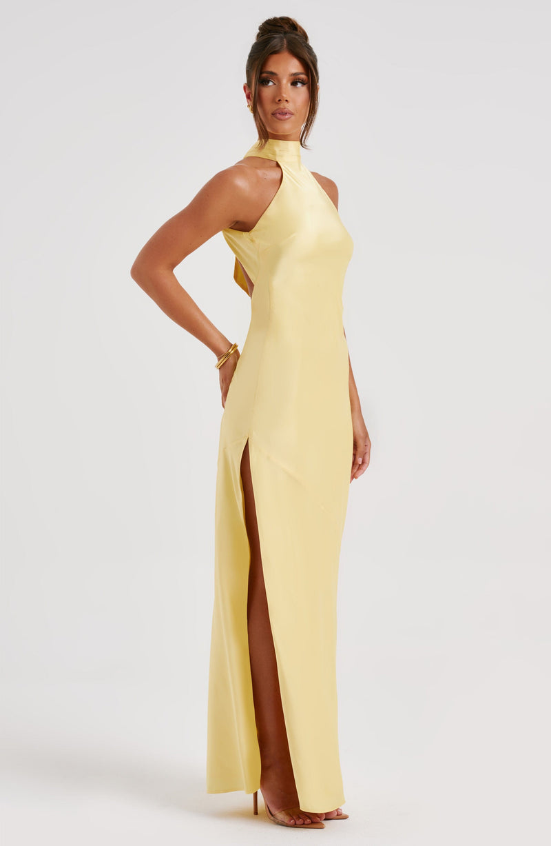 Etta Maxi Dress - Lemon Dress Babyboo Fashion Premium Exclusive Design