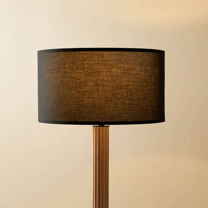 Eve Black Marble Base Floor Lamp