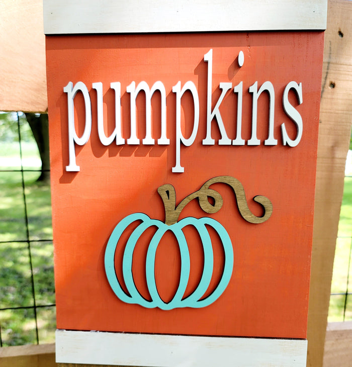Fall 4 section porch leaner- wholesale