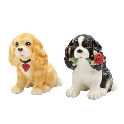 Fine Porcelain Tableware - Cocker Spaniel Salt & Pepper Shakers 20761