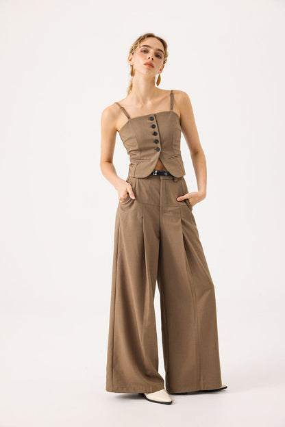 Fitted suiting vest