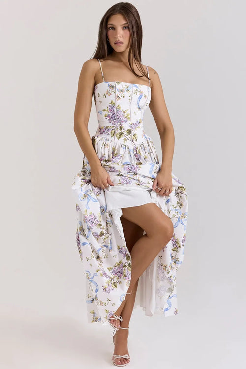 Fleur Corset Maxi Dress