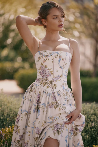Fleur Corset Maxi Dress
