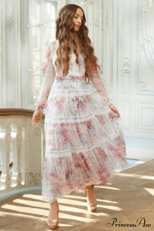 Floral Wonder Stylish Midi Dress