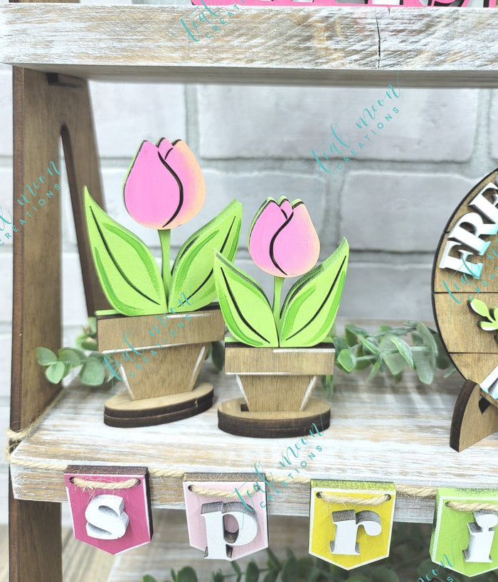 Flower Tiered Tray Set- wholesale