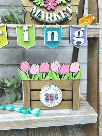 Flower Tiered Tray Set- wholesale