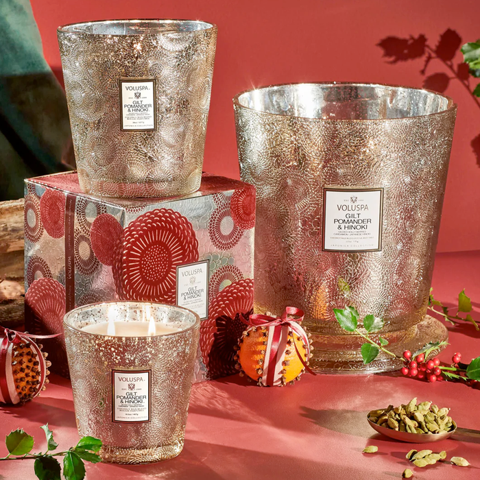 Gilt Pomegranate & Hinoki Collection, Voluspa - RSVP Style