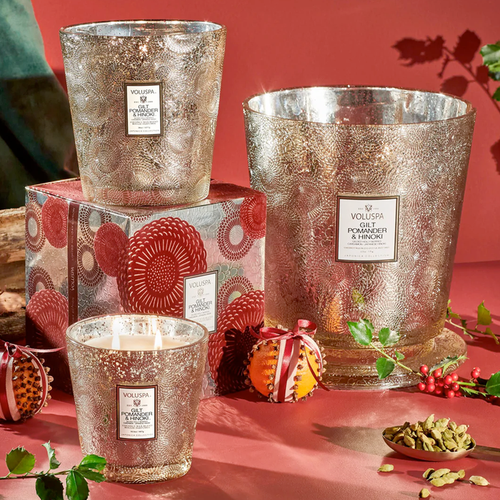 Gilt Pomegranate & Hinoki Collection, Voluspa - RSVP Style