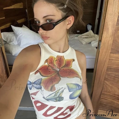 Graphic Printed Stylish Tank Top