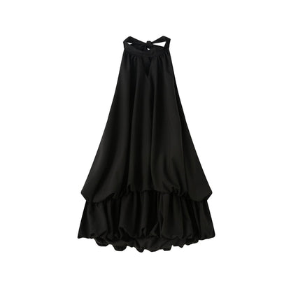 Halter-neck mini dress