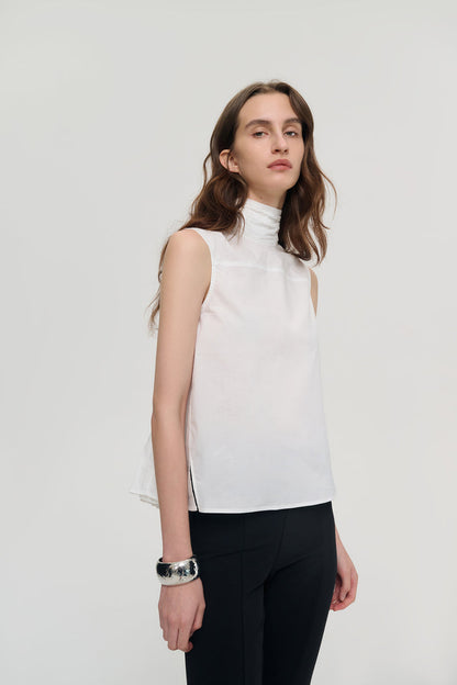 Halter tie sleeveless top