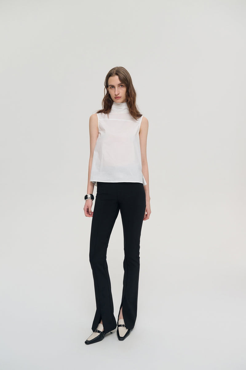Halter tie sleeveless top