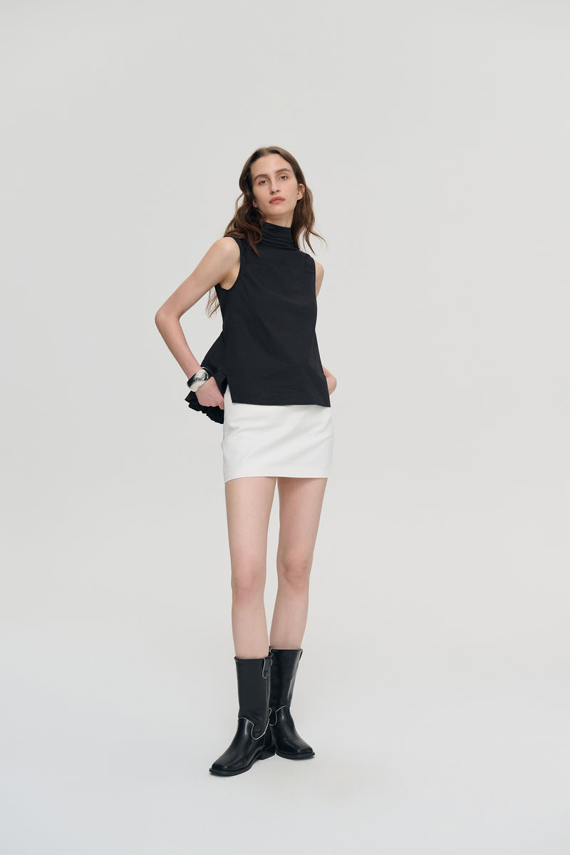 Halter tie sleeveless top