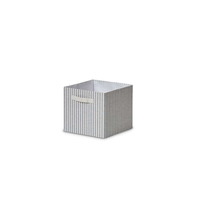 Hamptons Stripe Cube Basket